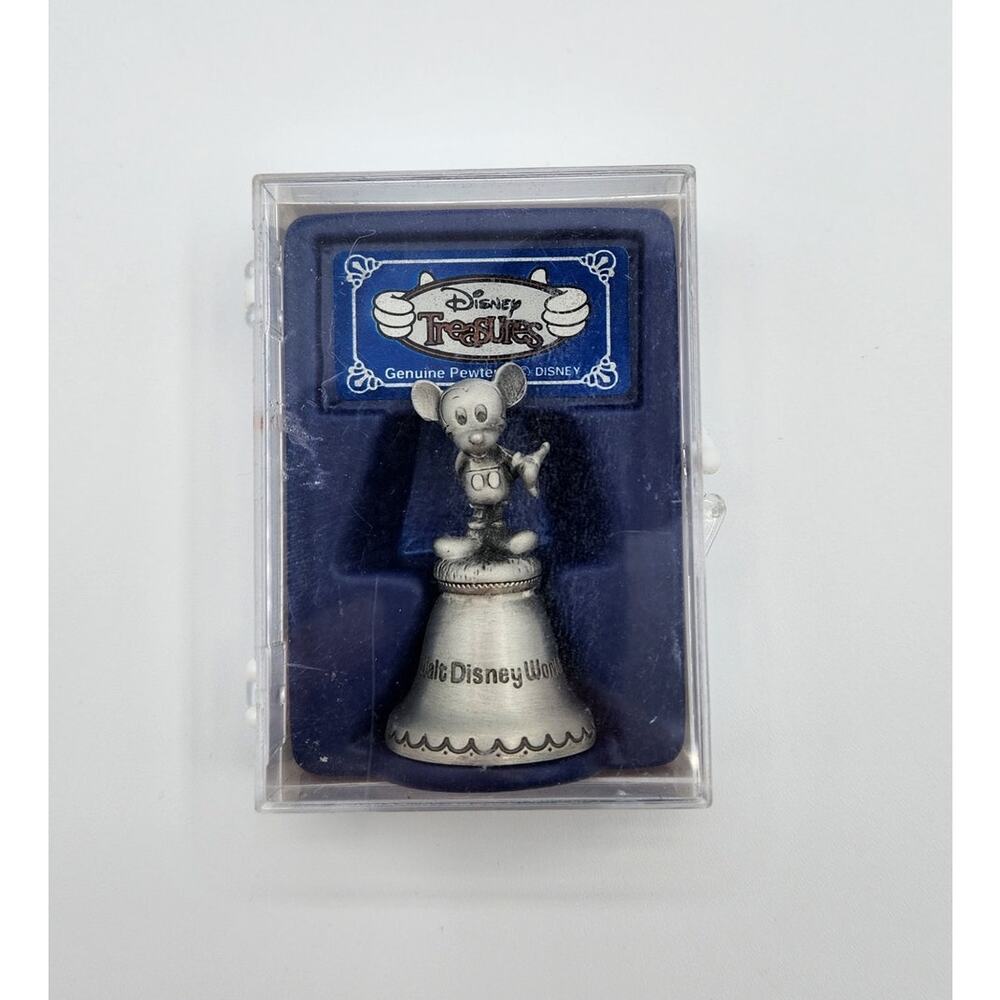 Mickey Mouse Disney Treasures Pewter Bell Walt Disney World